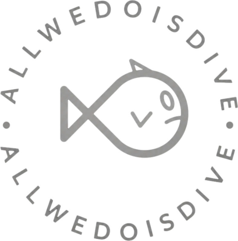 all we do is dive logo